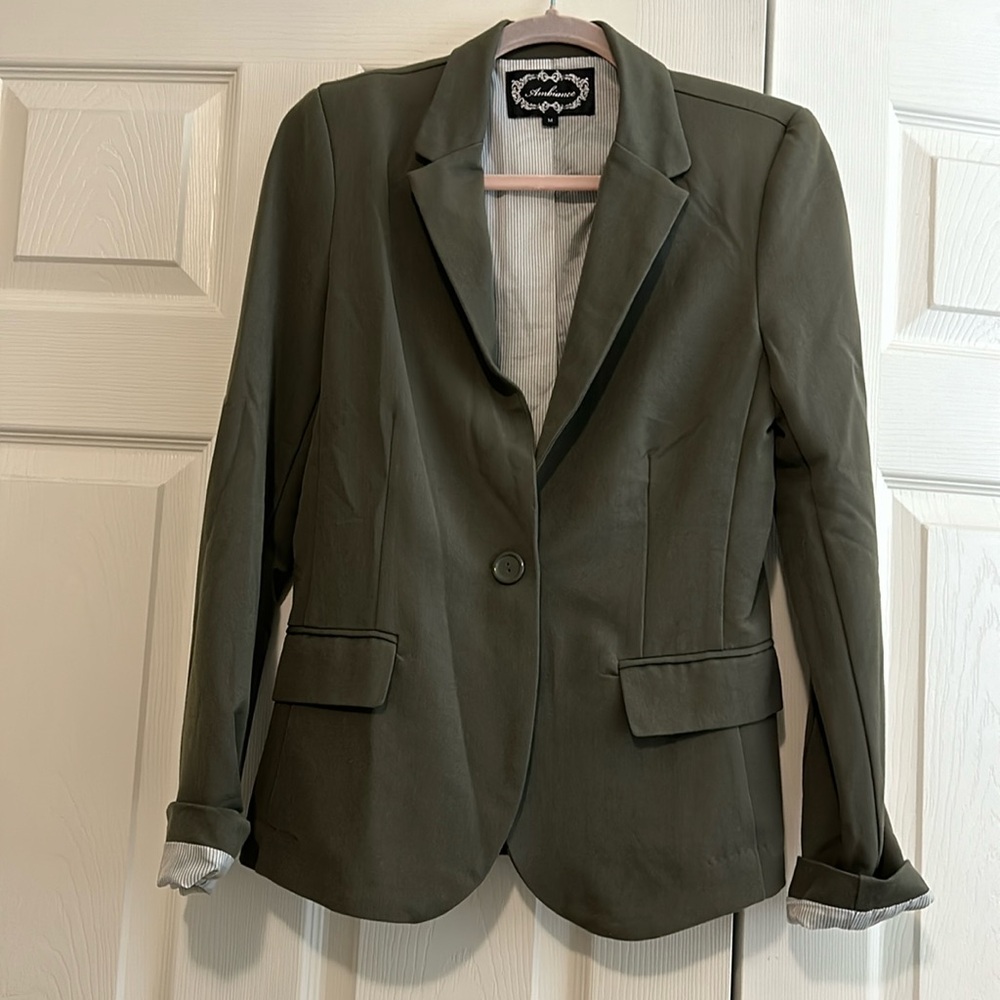 Olive Green Women’s Suit Jacket